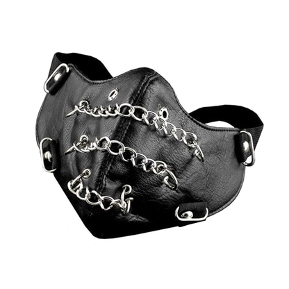Masque fétiche à chaînes