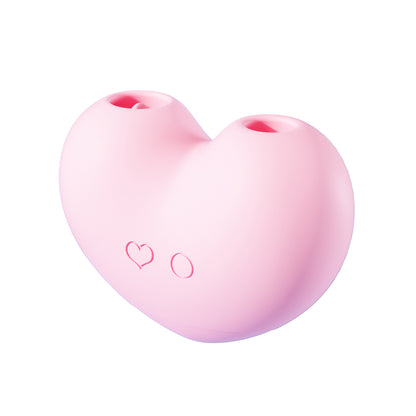 Stimulateur clitoridien à air pulsé 2 en 1 Heart