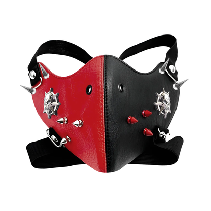 Two-tone rebel fetish mask
