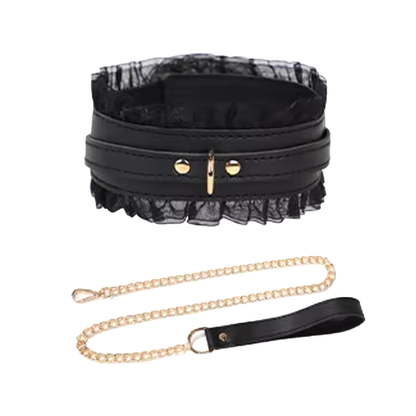 Ensemble soumission et séduction à dentelle