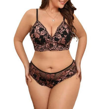 Ensemble dentelle florale