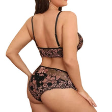 Ensemble dentelle florale