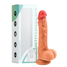 Dildo réaliste à triple fonction