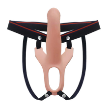 Hollow and curved strap-on