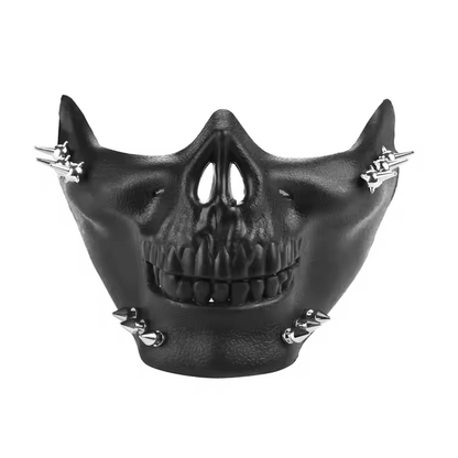 Masque rigide crâne rock