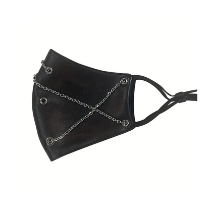 Masque fétiche à chaînes croisées