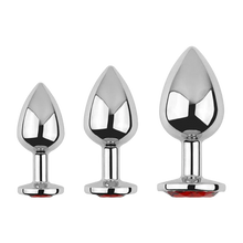 Ensemble de 3 plugs anaux en métal
