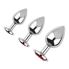Ensemble de 3 plugs anaux en métal