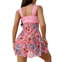 Nuisette à imprimés tropicaux et culotte assortie