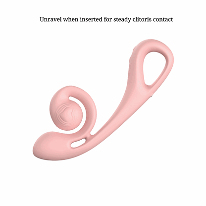 Vibrateur à double stimulation déroulant S-Hande Curlvibe
