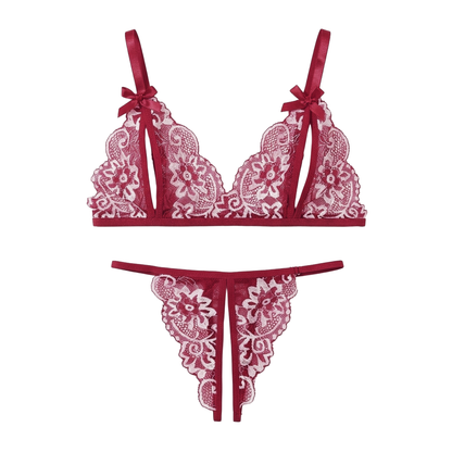 Ensemble dentelle easy access 2 pièces