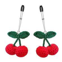 Pinces à mamelons reliées Cerises Crochetées