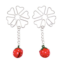 Pinces à mamelons Fraises en Fleurs