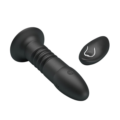 Plug anal vibrant et à poussées avec télécommande Mr.Play