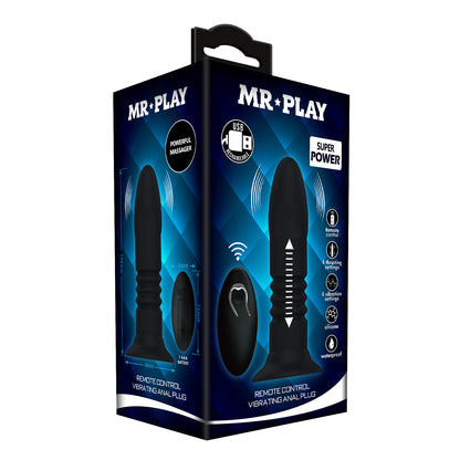 Plug anal vibrant et à poussées avec télécommande Mr.Play