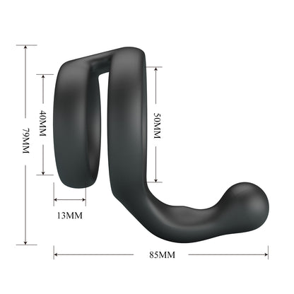 Anneau pénien en silicone Yancy Crazy Bull B Series