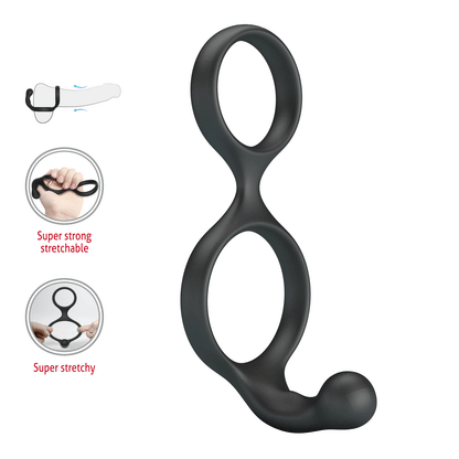 Anneau pénien en silicone Florian Crazy Bull B Series
