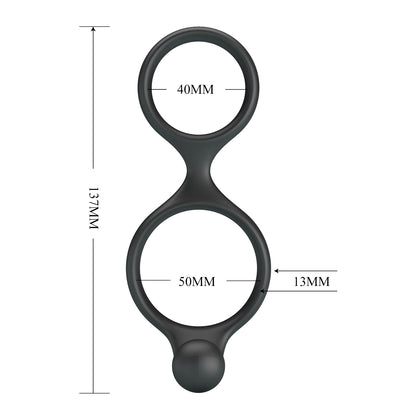 Anneau pénien en silicone Florian Crazy Bull B Series