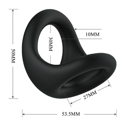 Anneau pénien en silicone Nestor Crazy Bull B Series