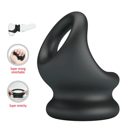 Anneau pénien en silicone Oberon Crazy Bull B Series
