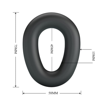 Anneau pénien en silicone Vesper Crazy Bull A Series