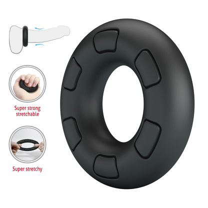 Anneau pénien en silicone Bertram Crazy Bull A Series