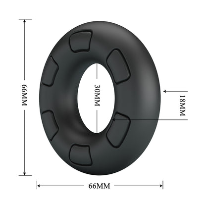 Anneau pénien en silicone Bertram Crazy Bull A Series