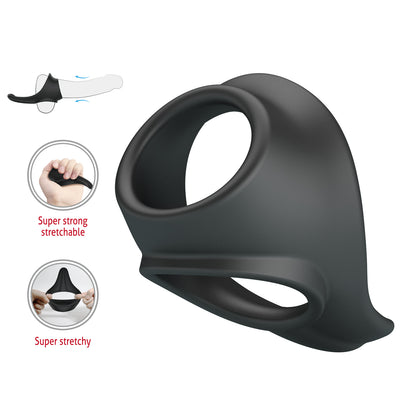 Anneau pénien en silicone Zadok Crazy Bull B Series