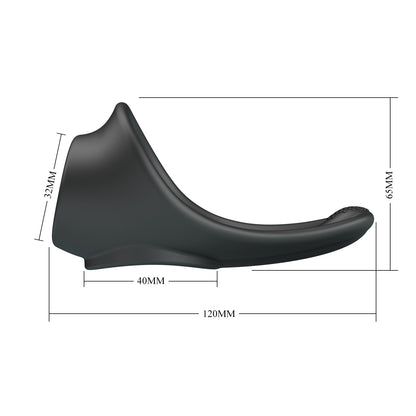 Anneau pénien en silicone Zadok Crazy Bull B Series