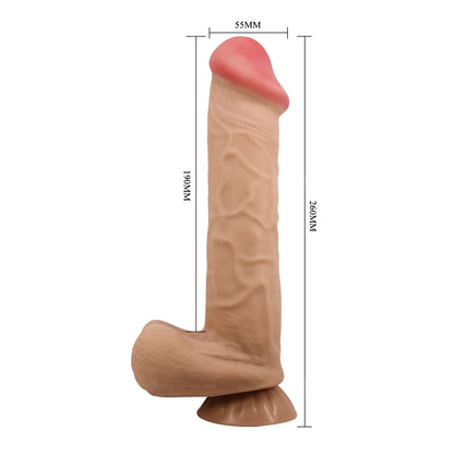 Dildo Réaliste Pretty Love Mendel Sliding Skin Realistic Dildo - 10.2"