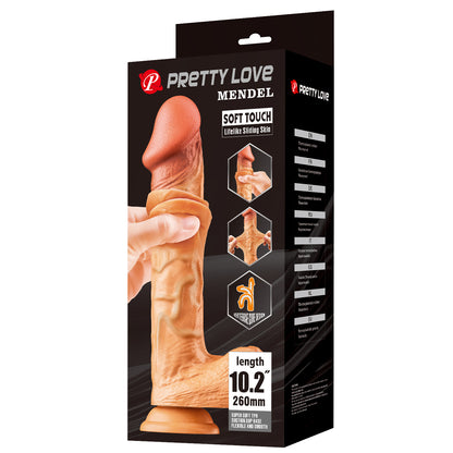 Dildo Réaliste Pretty Love Mendel Sliding Skin Realistic Dildo - 10.2"