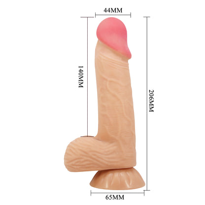 Dildo Réaliste Pretty Love Lisle Sliding Skin Realistic Dildo 8.1"