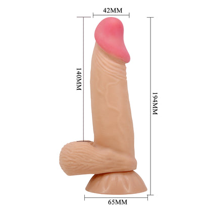Dildo Réaliste Pretty Love Duvall Sliding Skin 7.6"