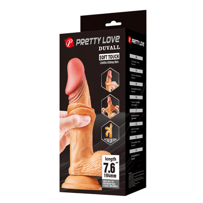 Dildo Réaliste Pretty Love Duvall Sliding Skin 7.6"