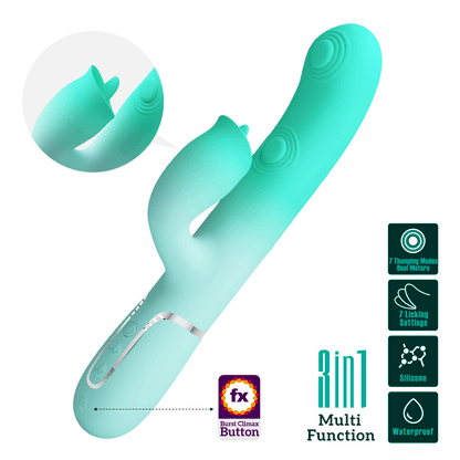 Vibrateur double stimulation  à léchage Gigi Pretty Love