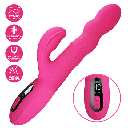 Vibrateur lapin ondulant Pretty Love