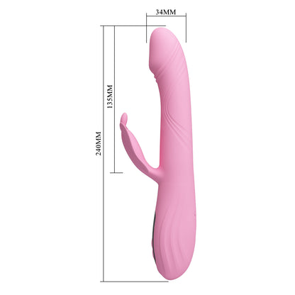 Vibrateur lapin à tapotement Pretty Love