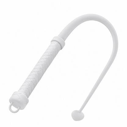 Fouet de contrôle en silicone à pointe circulaire