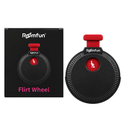 Roulette de positions sexuelles et mises en scène BDSM Flirt Wheel