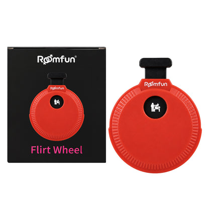 Roulette de positions sexuelles et mises en scène BDSM Flirt Wheel