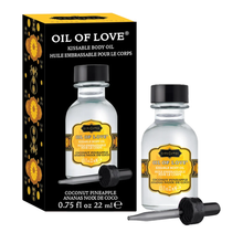 Huile de préliminaires embrassable Kama Sutra Oil of Love Coconut Pineapple 22mL
