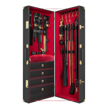 Ensemble BDSM complet avec coffret à combinaison