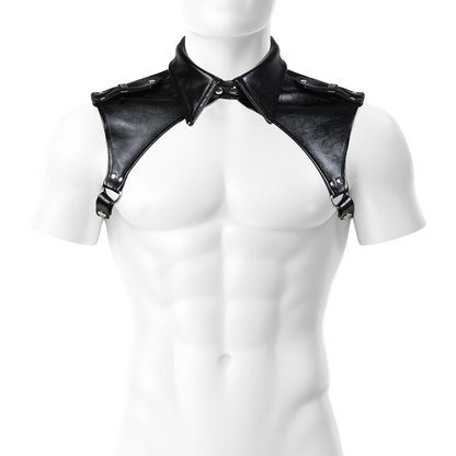 Harnais torse ouvert fétiche à col