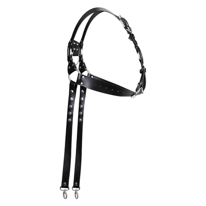 Fetish harness with adjustable straps