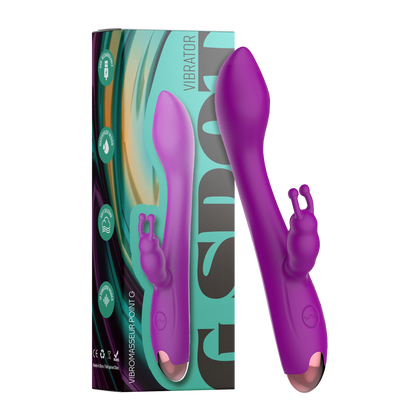 Vibrateur point G à double stimulation