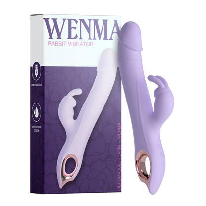 Vibrateur à double stimulation lapin Wenma