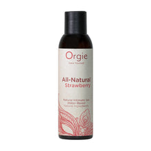 Lubrifiant aromatisé Orgie All-Natural Strawberry 150mL