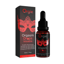 Gel de stimulation clitoridien Orgie Orgasm Drops Kissable 30mL