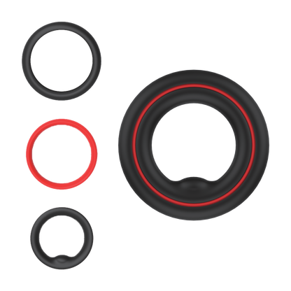 Ensemble d'anneaux pénien superposables Power Stack