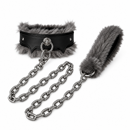 Laisse et collier Collection Loup Sombre